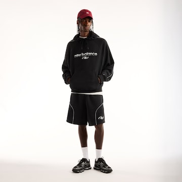 Loosefit Pantalon 'Trackside French Terry Short 7"' new balance en noir