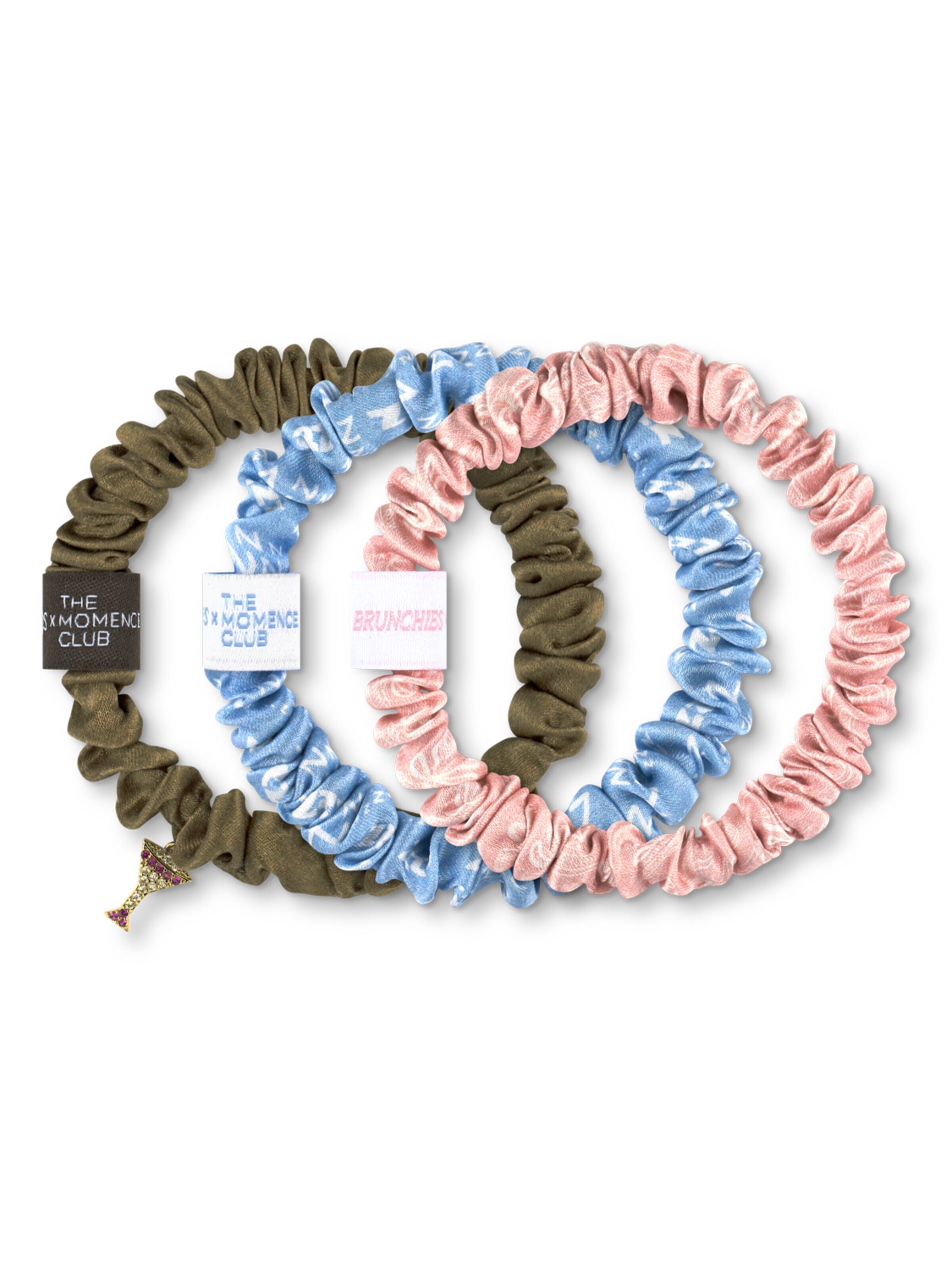 BRUNCHIES® Hair Jewelry 'BRUNCHIES® x The Momence' in Blue: front