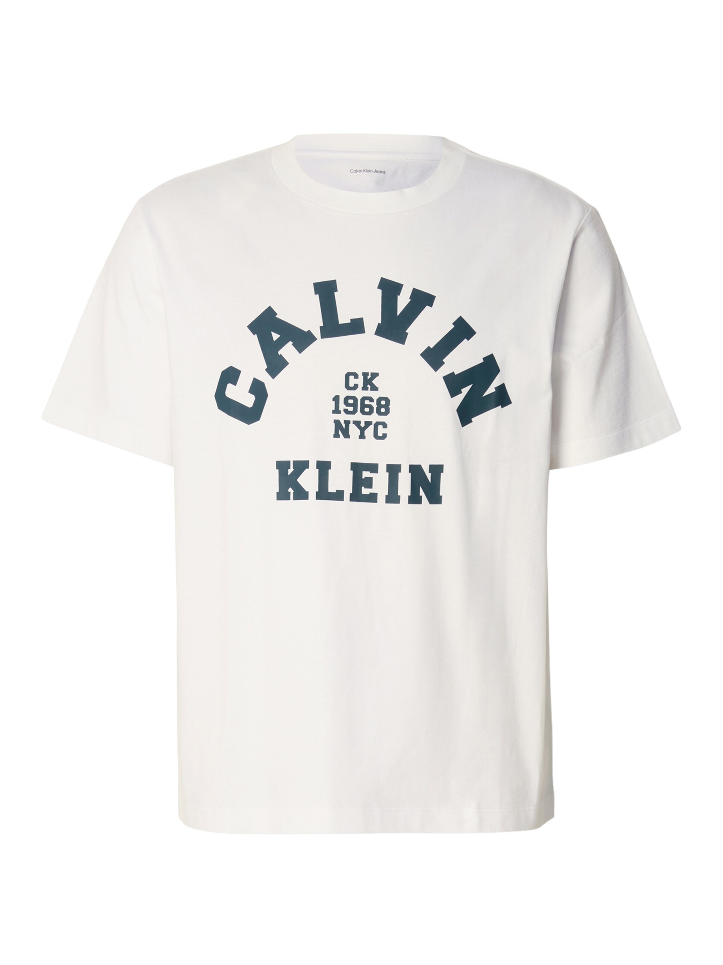 T-Shirt '20S' Calvin Klein Jeans en blanc : devant