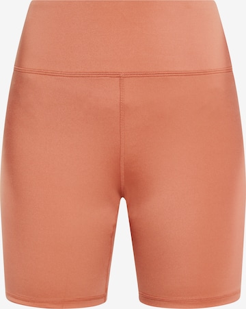 myMo ATHLSR Skinny Workout Pants in Orange: front