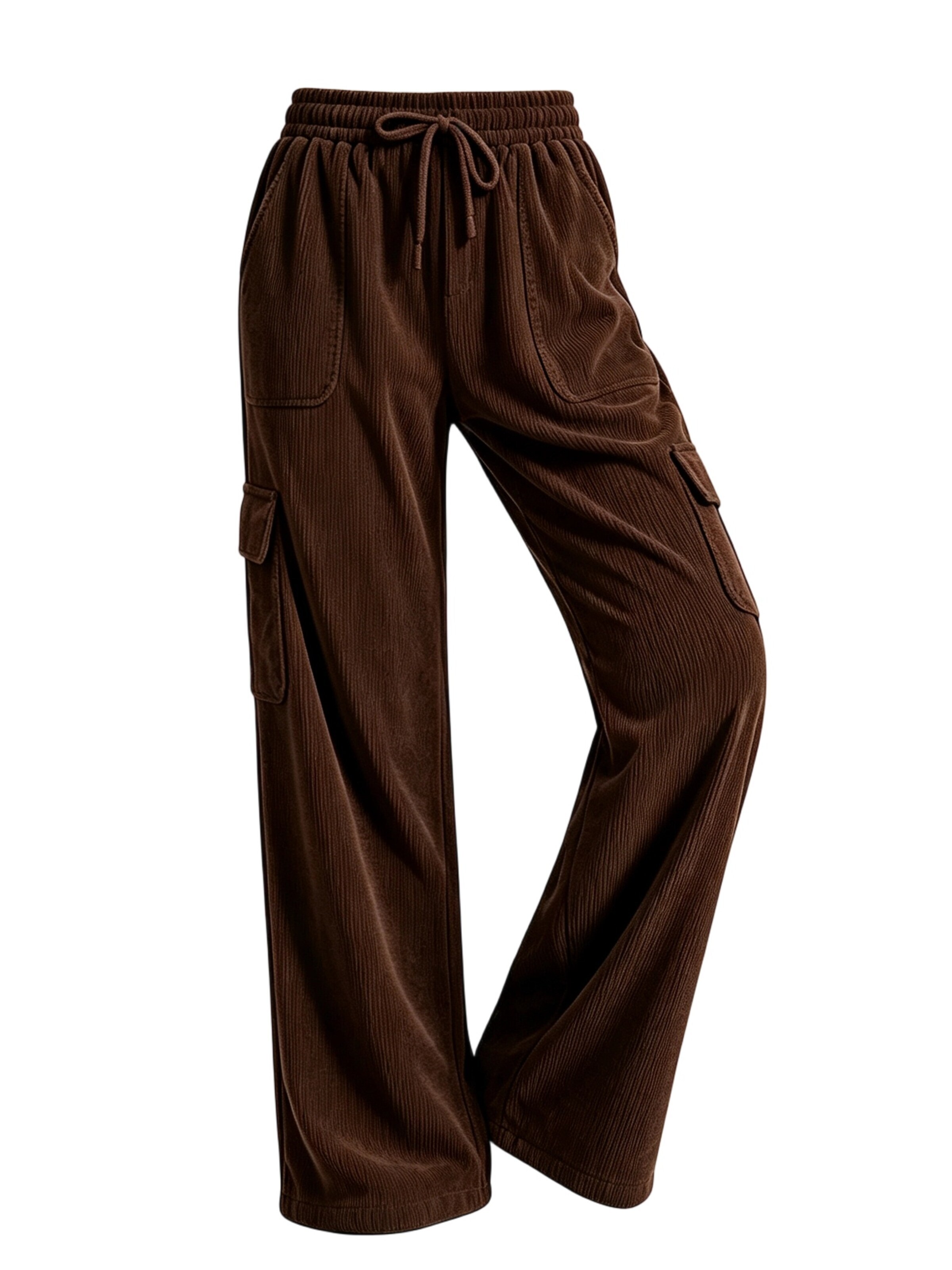MODIURBAN Regular Trousers in Brown: front