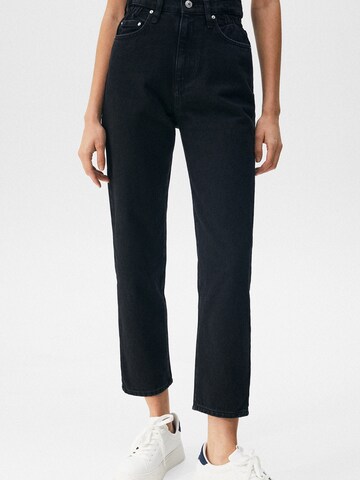 Pull&Bear Regular Jeans in Schwarz