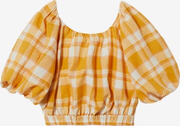 Camicia da donna 'Bruno' di MANGO in giallo: frontale