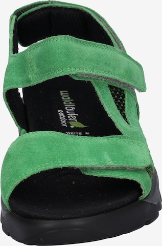 WALDLÄUFER Hiking Sandals in Green