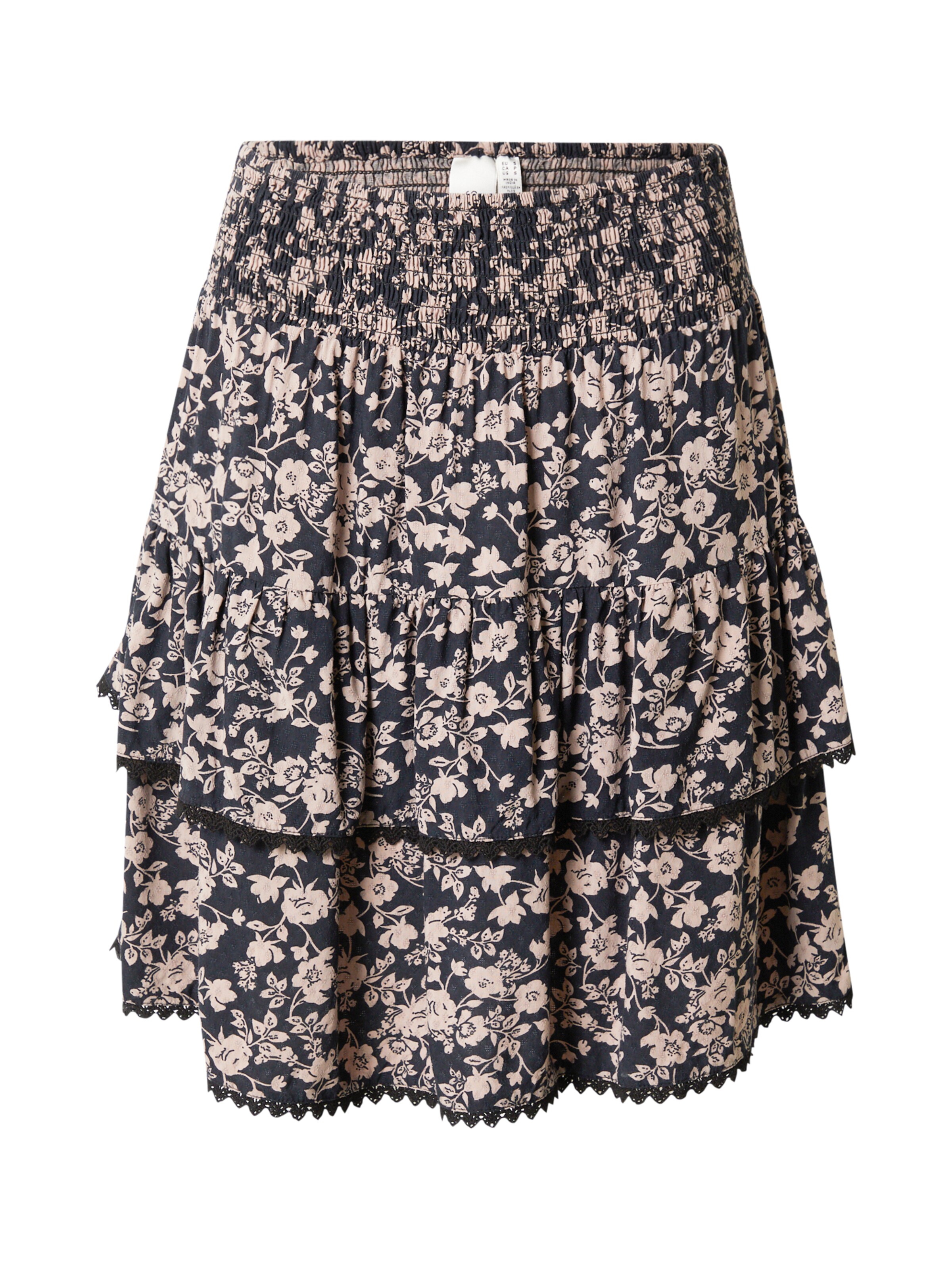 Gonna 'YASTILERA' di YAS in nero: frontale