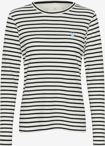 T-shirt 'Liddy' Kaffe en blanc : devant
