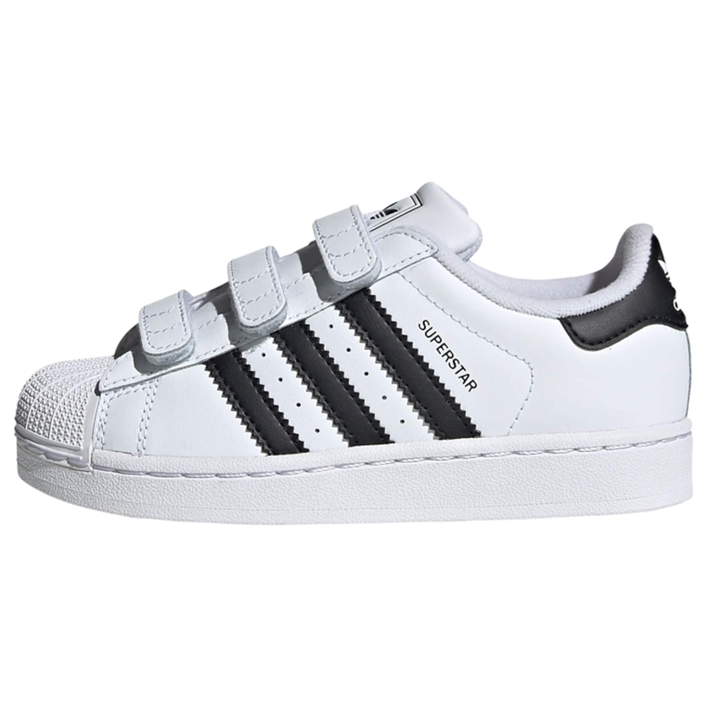 ADIDAS ORIGINALS Sneaker 'Superstar II' i svart / vit, Produktvy