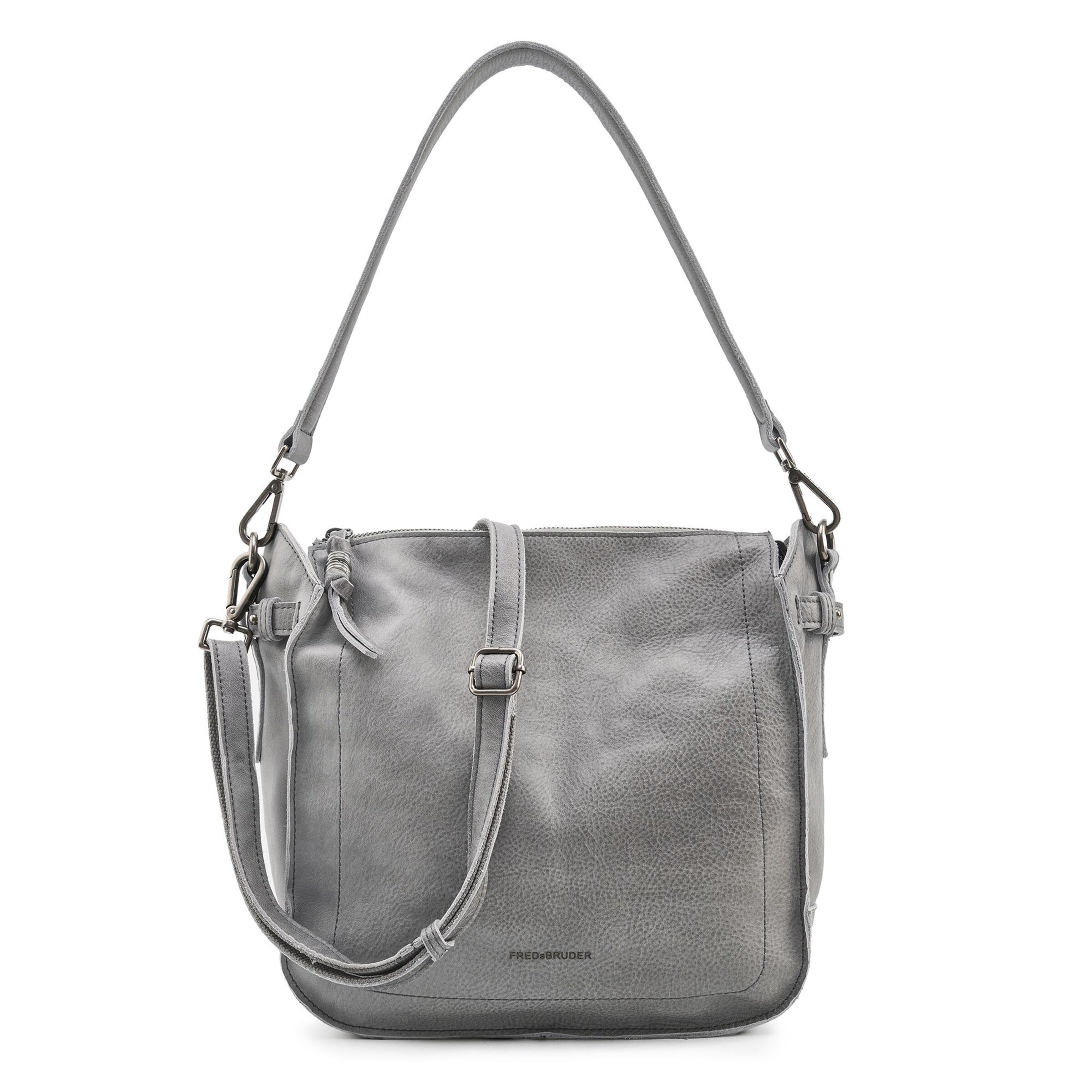 Borsa a spalla 'My Forever Friend' di FREDsBRUDER in grigio: frontale