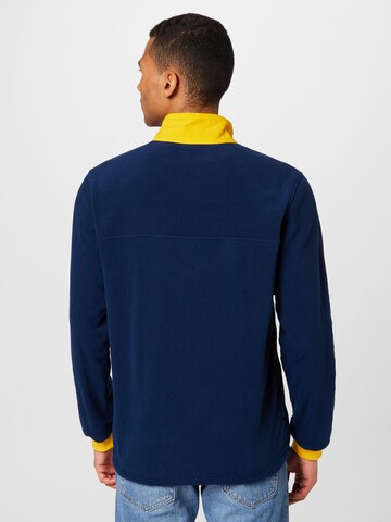 ADIDAS ORIGINALS - Sweatshirt 'Wander Hour Quarter-Snap Polar Fleece' em azul