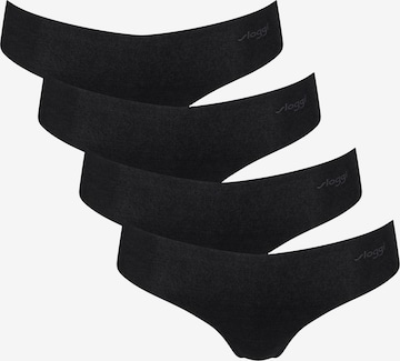 SLOGGI String ' ZERO Modal 2.0 Hipstring ' in Zwart: voorkant