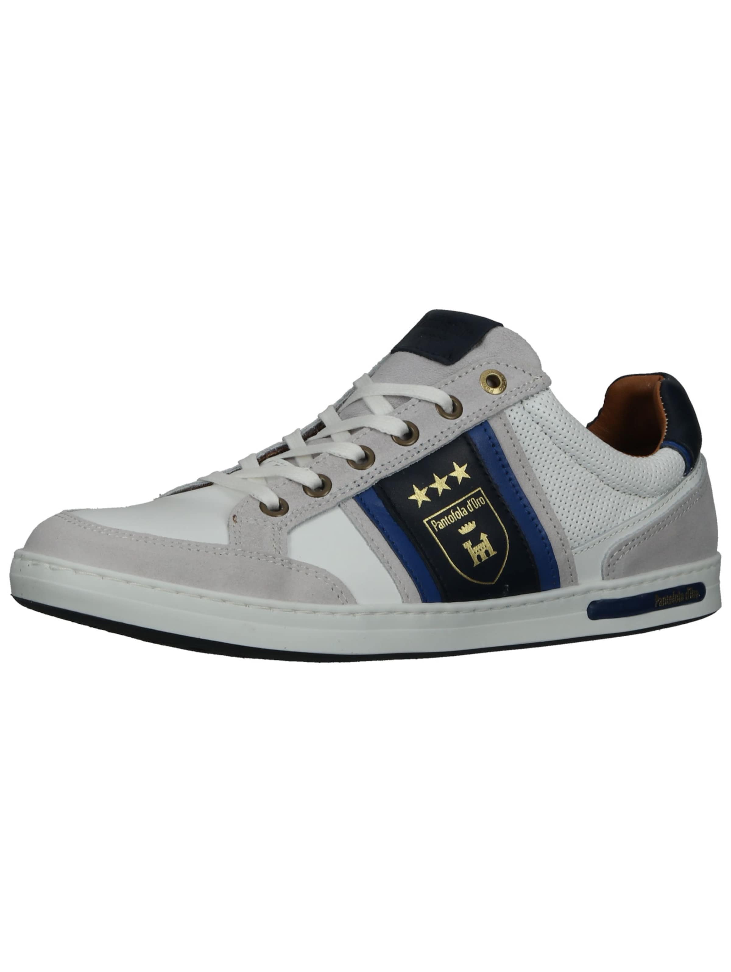 Baskets basses PANTOFOLA D'ORO en blanc : devant