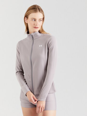 UNDER ARMOUR Sportovní bunda 'Motion EMEA' – šedá: přední strana