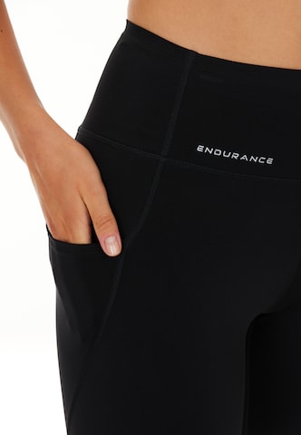 ENDURANCE Regular Workout Pants 'Tather' in Black