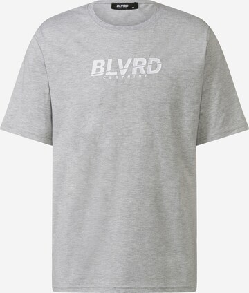 blvrd-clothing Shirt 'Drop Tee' in Grey: front