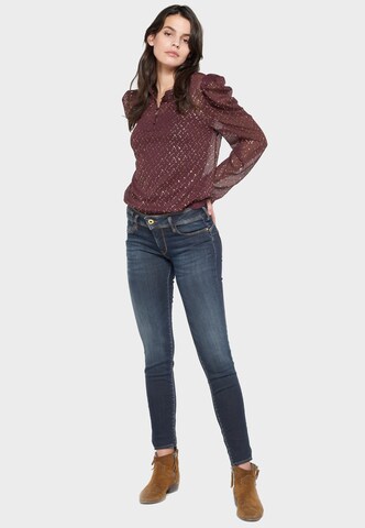 Le Temps Des Cerises Skinny Jeans 'PULP' in Blue