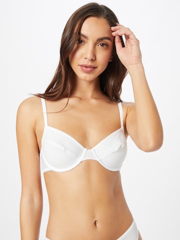 ESPRIT T-shirt Bra in White: front