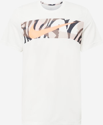 NIKE Performance shirt 'Sport Clash' in White: front