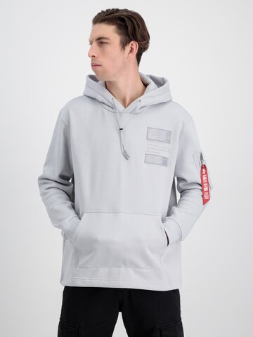 ALPHA INDUSTRIES Sweatshirt in Grau: Vorderseite