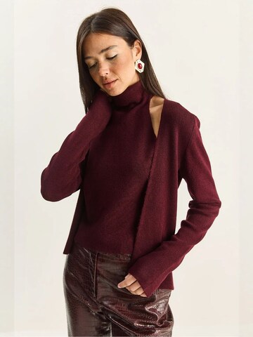 Bianco Lucci - Blusa 'Blusen' em vermelho
