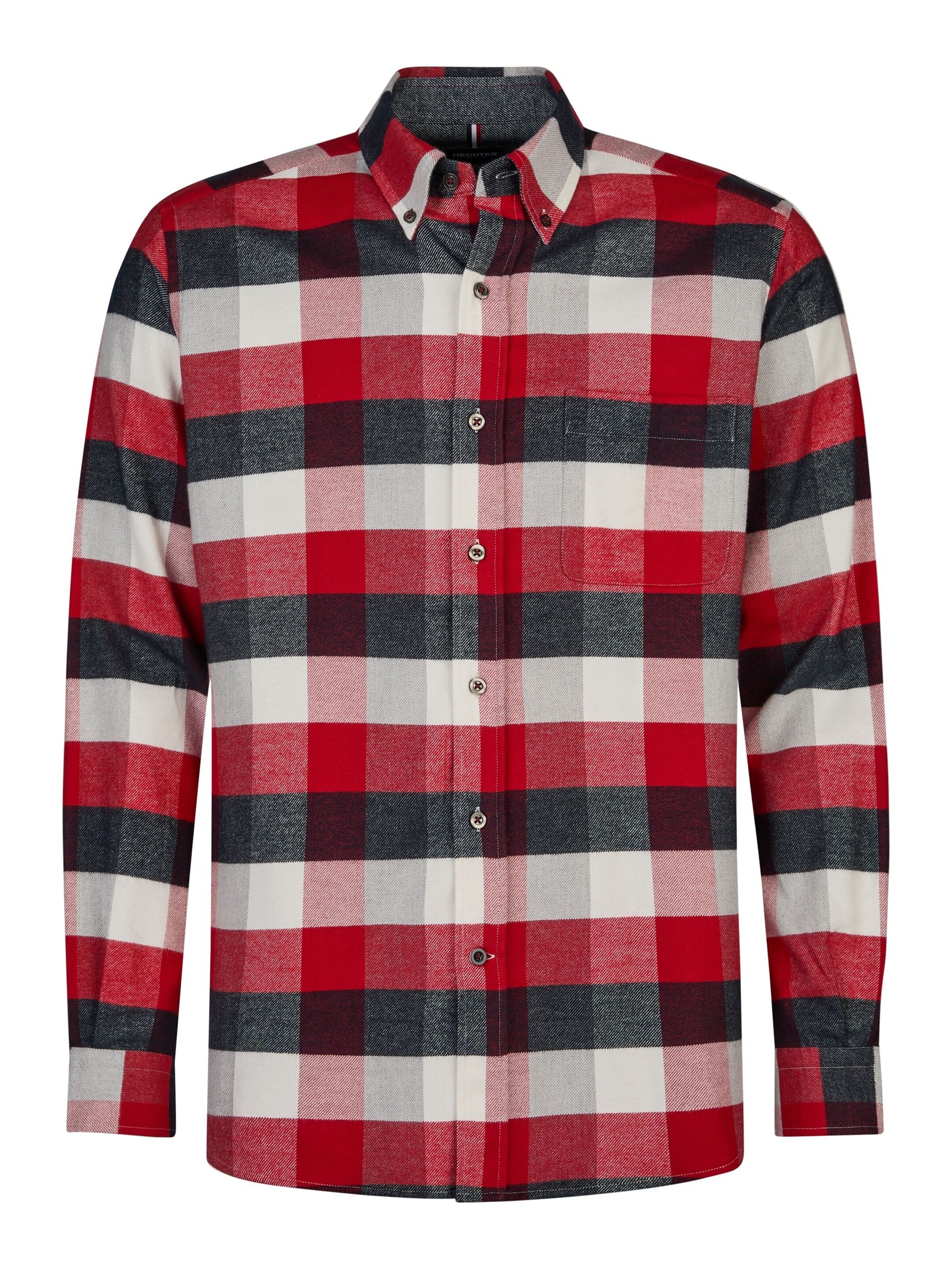 HECHTER PARIS Regular Fit Hemd in Rot: Vorderseite