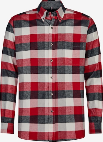 Chemise HECHTER PARIS en rouge : devant