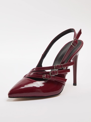 Trendyol Γόβες slingback σε κόκκινο: μπροστά