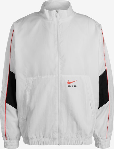Nike Sportswear Between-season jacket 'Air' in Orange / Black / White, Item view
