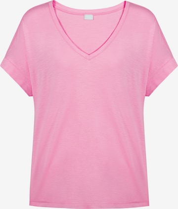Mey Pajama Shirt in Pink: front