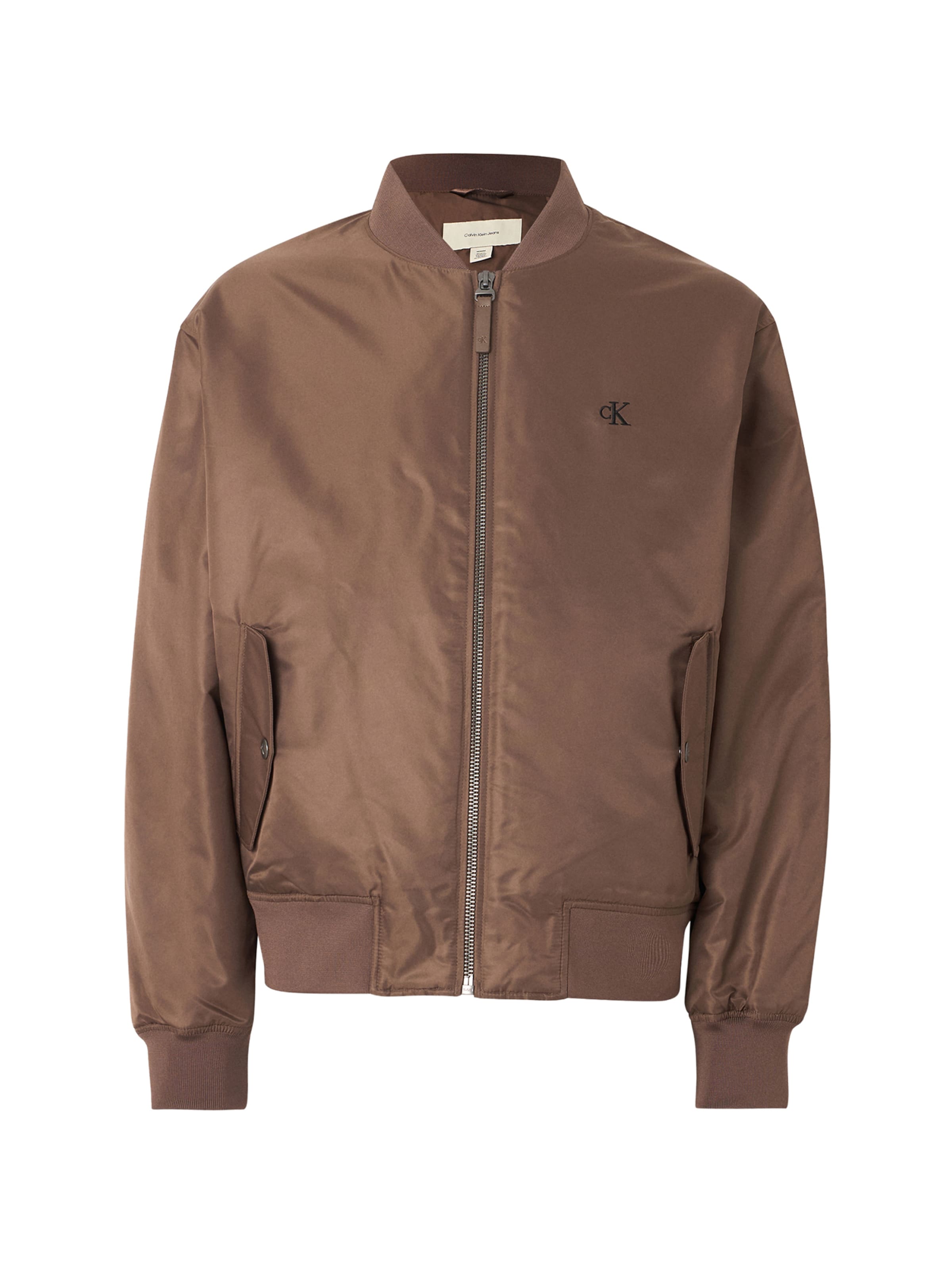 Calvin Klein Jeans Демисезонная куртка в Коричневый: спереди