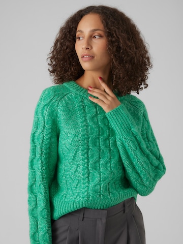 VERO MODA Sweater 'BIRGITTE' in Green