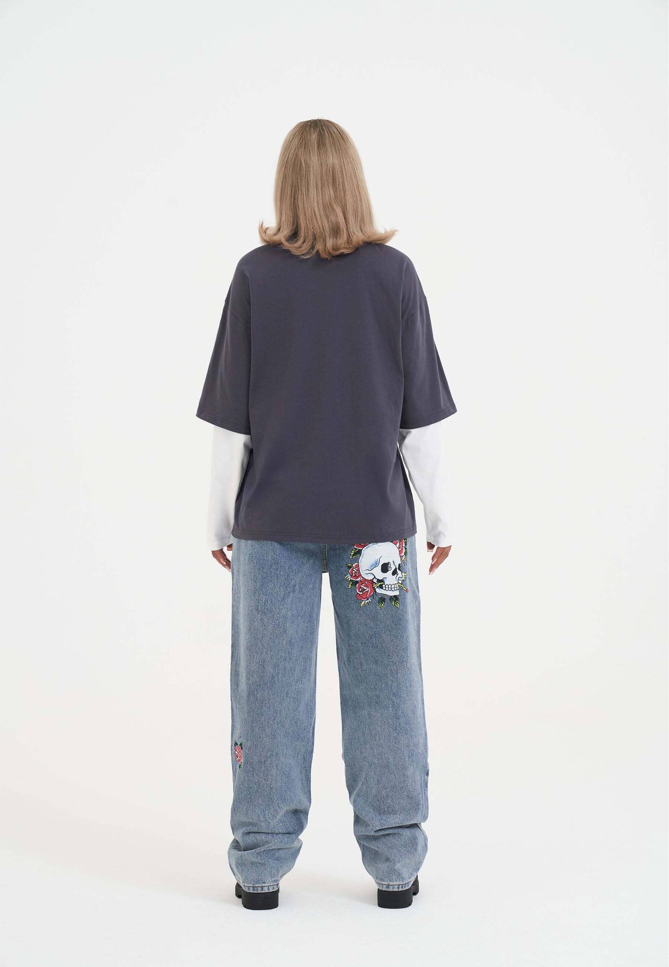 Ed Hardy - Camiseta en gris