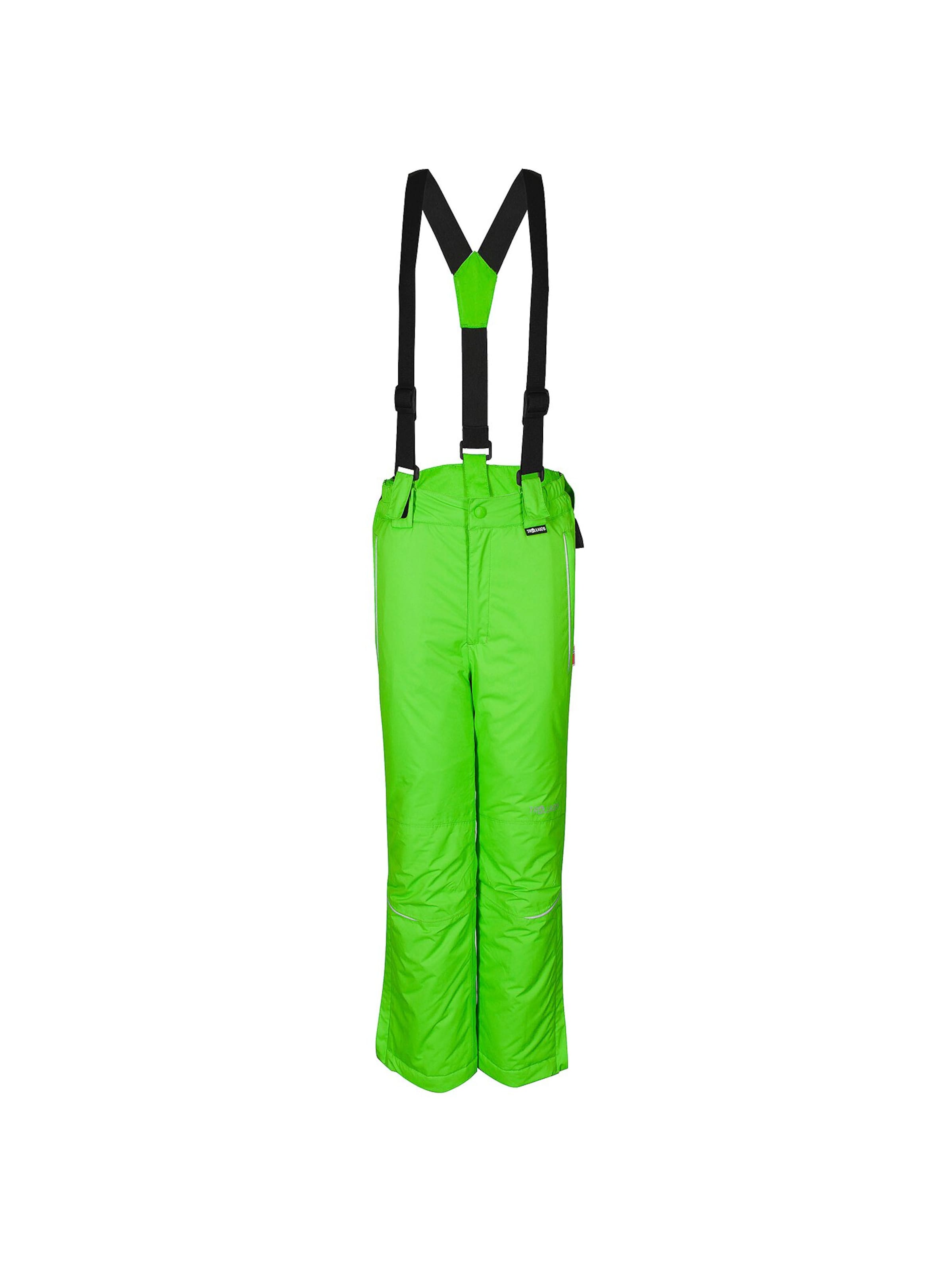 TROLLKIDS Winter Jacket in Green: front