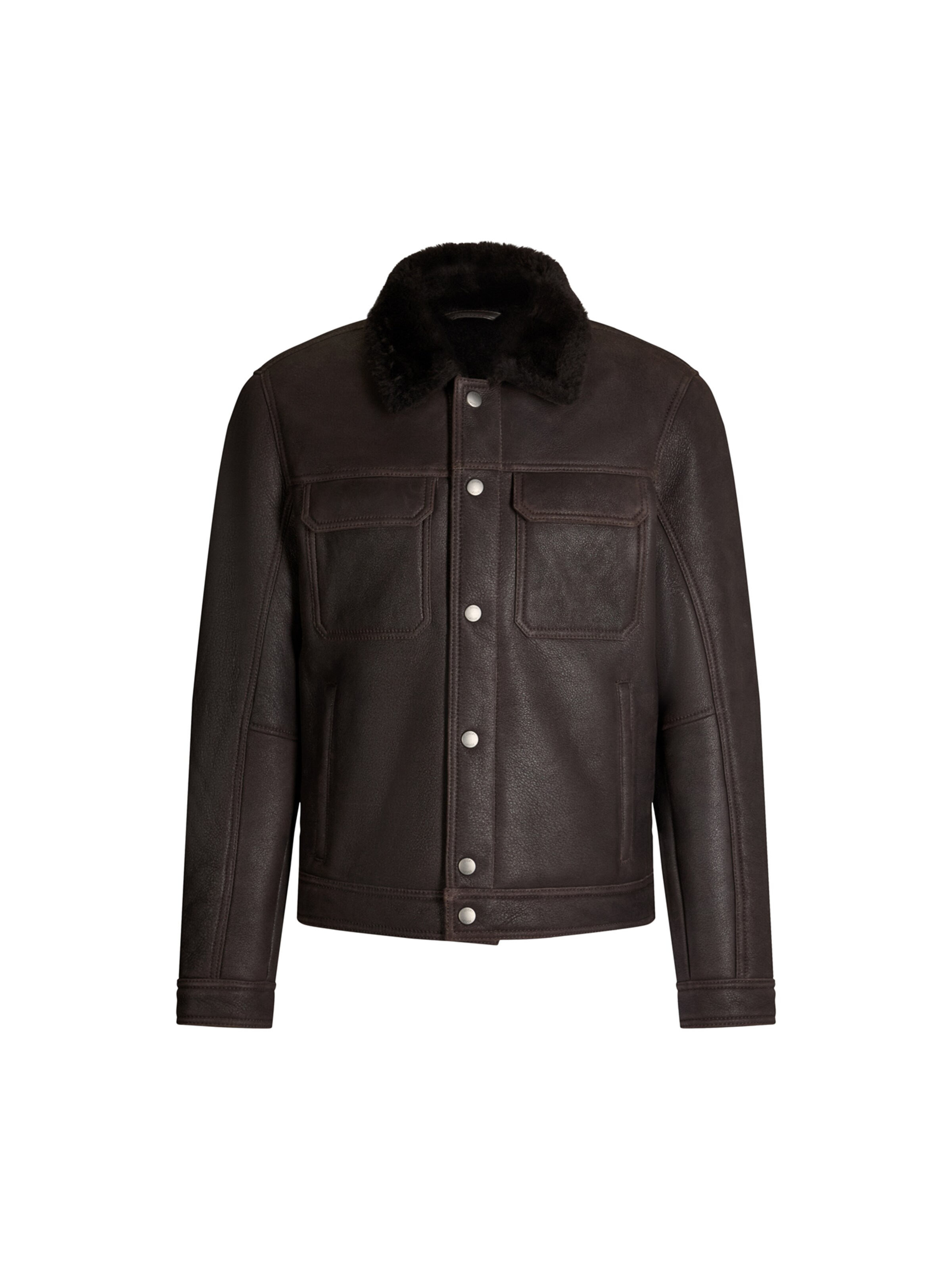 JOOP! Jeans Between-season jacket 'Jone' in Brown: front