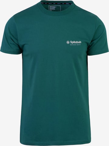 SPITZBUB Shirt ' ludis ' in Green: front