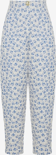 NOCTURNE Pantalon en bleu / blanc, Vue avec produit