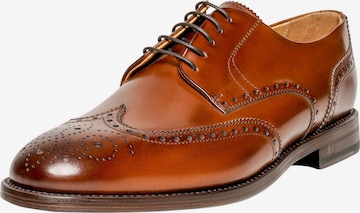 Henry Stevens Lace-Up Shoes 'Winston' in Brown: front
