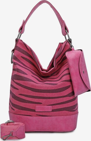 Fritzi aus Preußen Shoulder bag 'Izzy07 Olga' in Pink: front