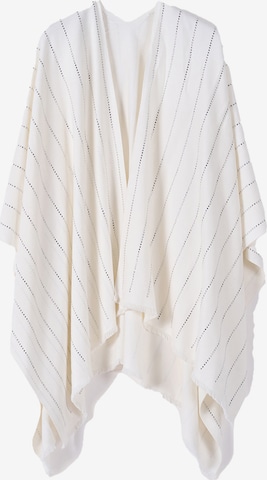 Sciarpa di Camomilla Italia in bianco: frontale