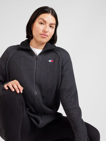 Tommy Jeans Curve Knit Cardigan in Black