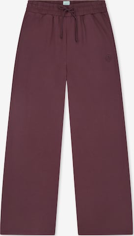 Pantalon de pyjama ' Mix & Relax ' SCHIESSER en marron : devant