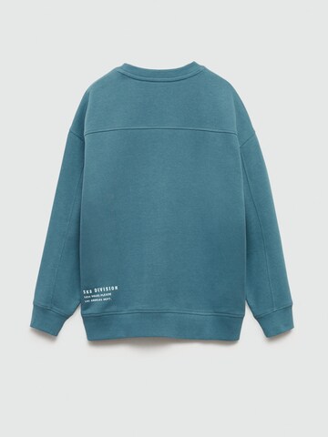 MANGO KIDS Sweatshirt 'BREAK' i blå