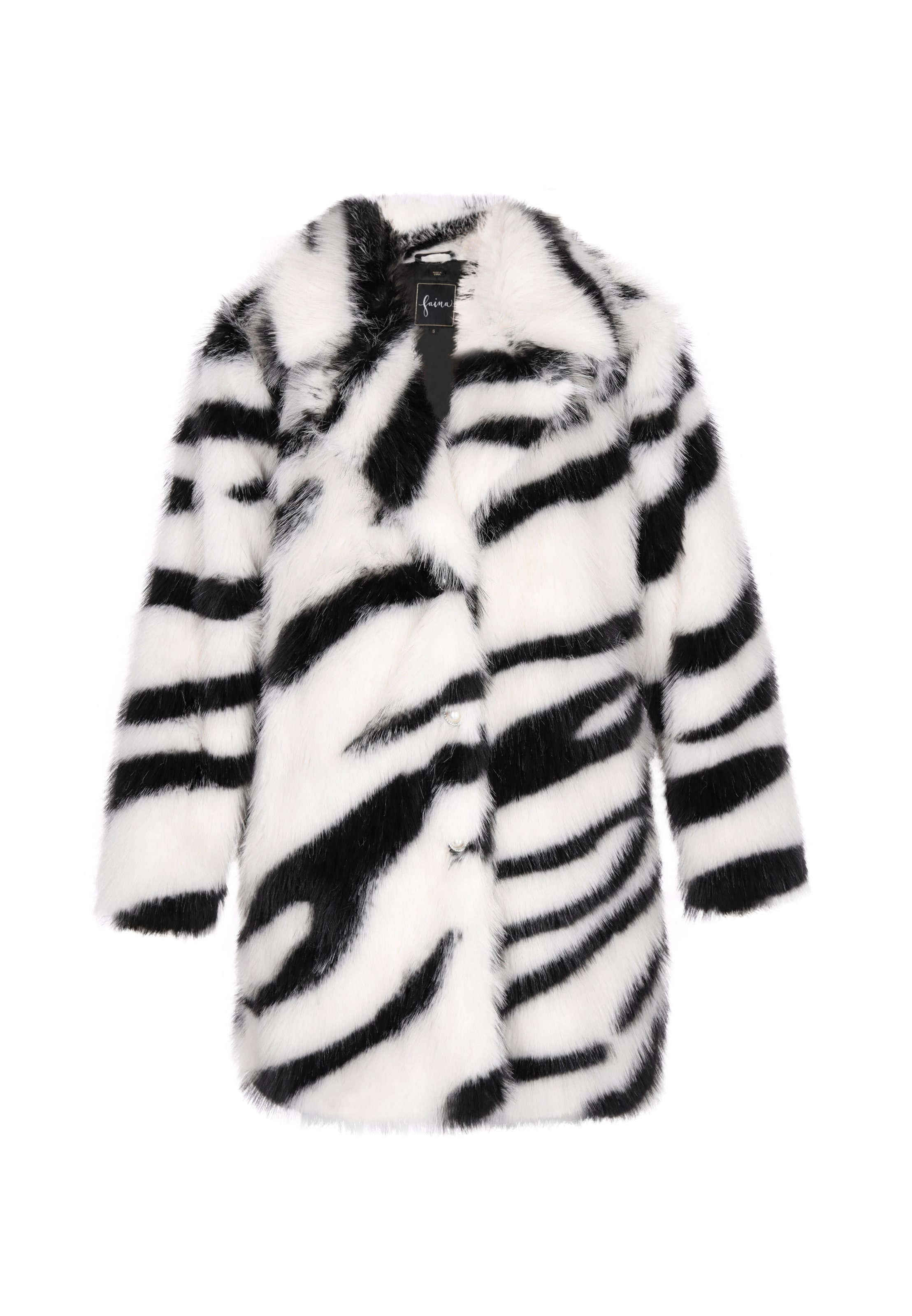 faina Prechodný kabát - Biela: predná strana