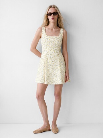 Mavi Dress in Yellow: front