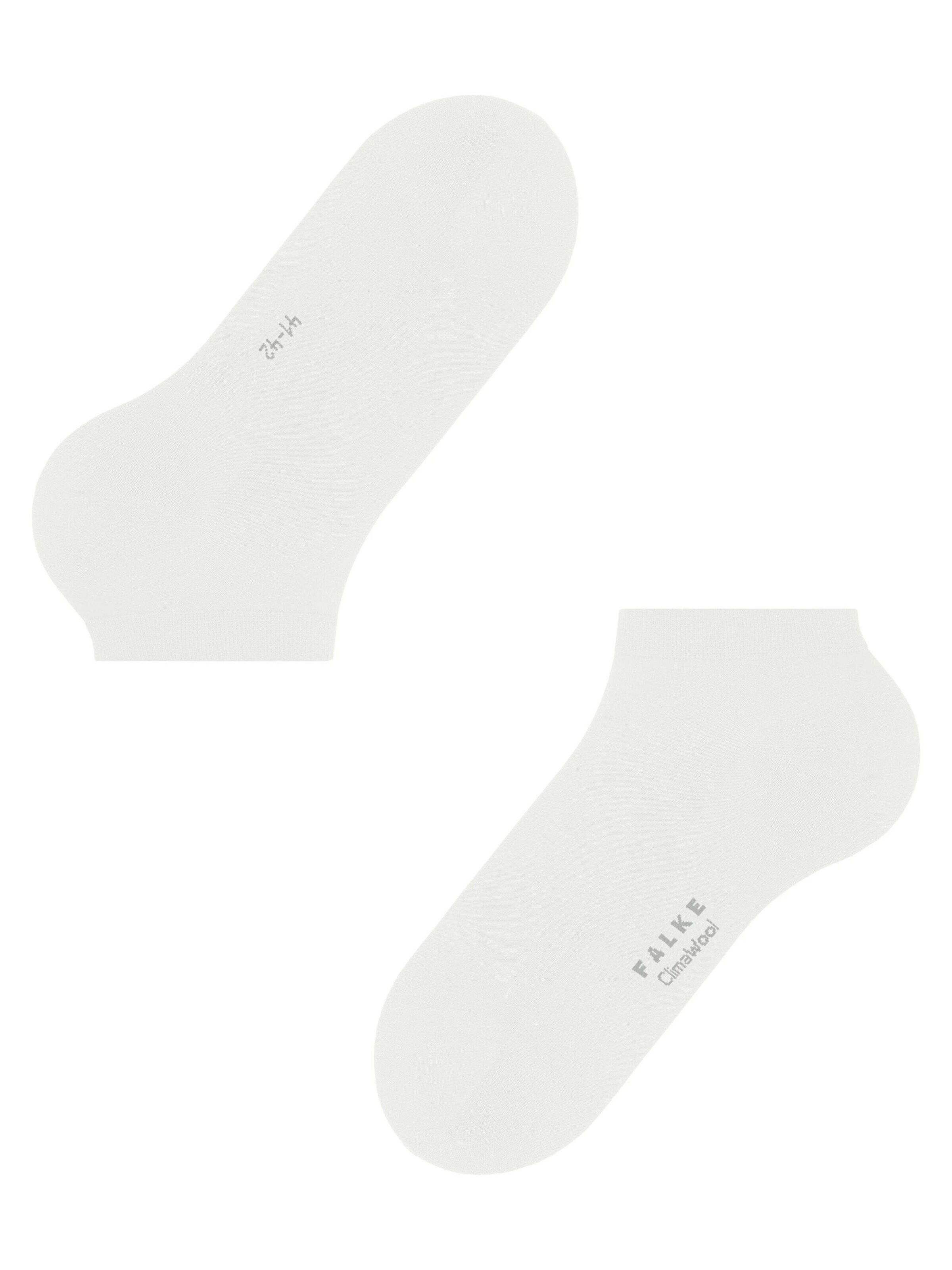 FALKE Socks 'ClimaWool' in White