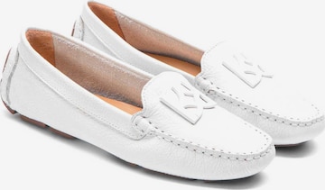 Mocassin Kazar en blanc