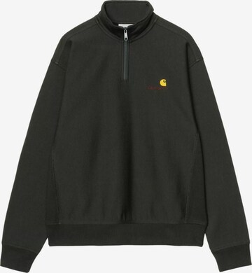 Carhartt WIP Pullover 'Half Zip American Script' in Grün: Vorderseite