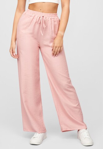 Cloud5ive Wide Leg Hose in Pink: Vorderseite