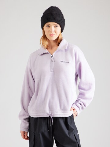 Pull-over de sport 'Brushy Bay' COLUMBIA en violet : devant