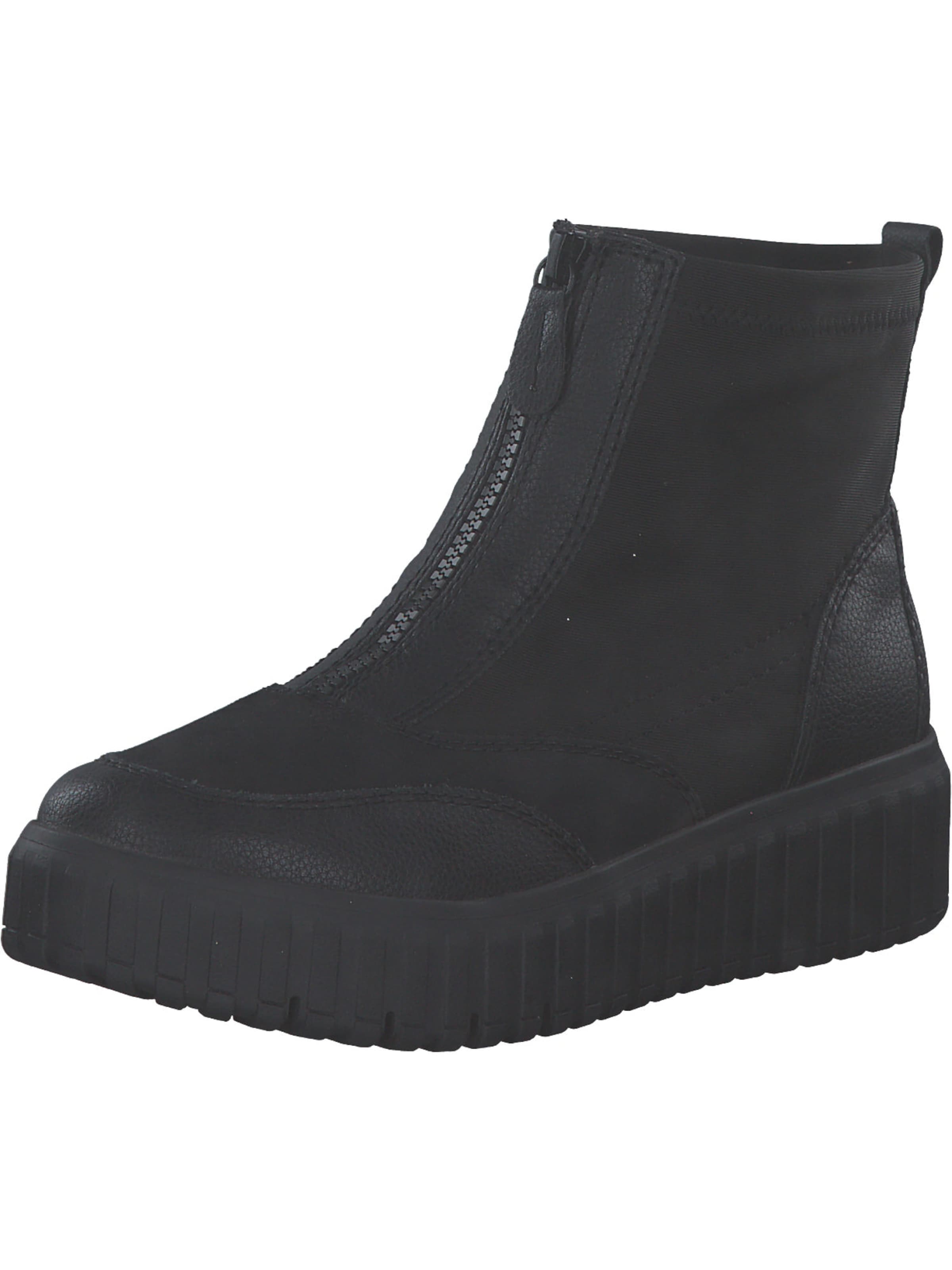 Bottines '25468' JANA en noir : devant