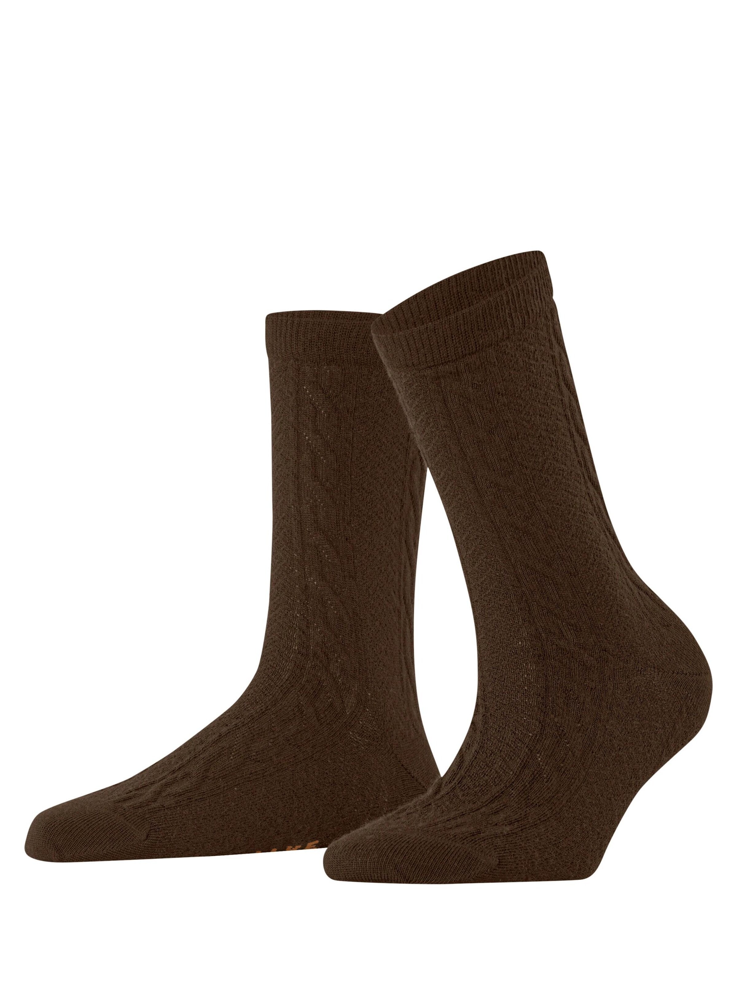 FALKE Socken 'Declivity'‌‌‌‌ in Braun: Vorderseite